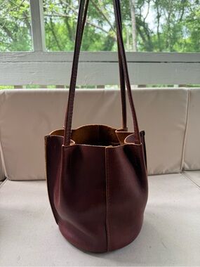 Portland Leather Goods “Classic Devan” Bucket Tote